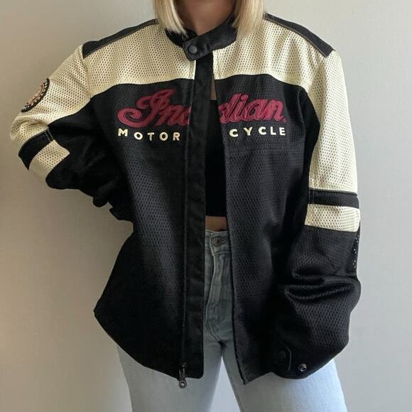 Indian Motorcycle Mesh Lightweight Riding Jacket - Picture 2 of 9